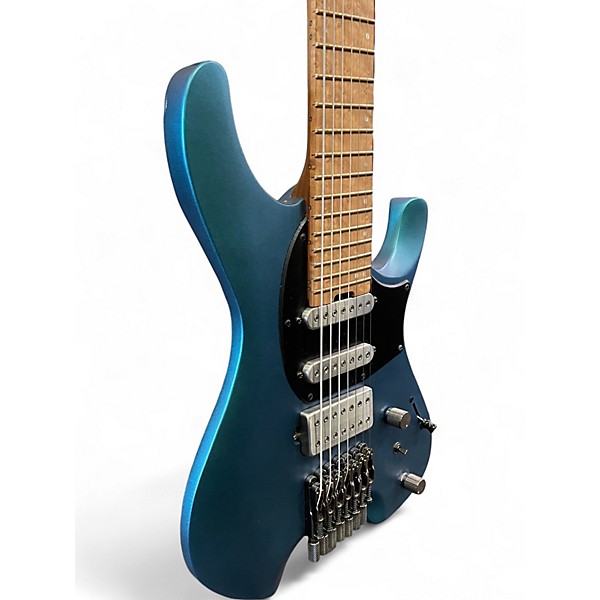 Used Ibanez Q547 Blue Solid Body Electric Guitar