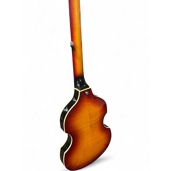 Used 2005 Epiphone Viola 2 Tone Sunburst Electric Bass Guitar