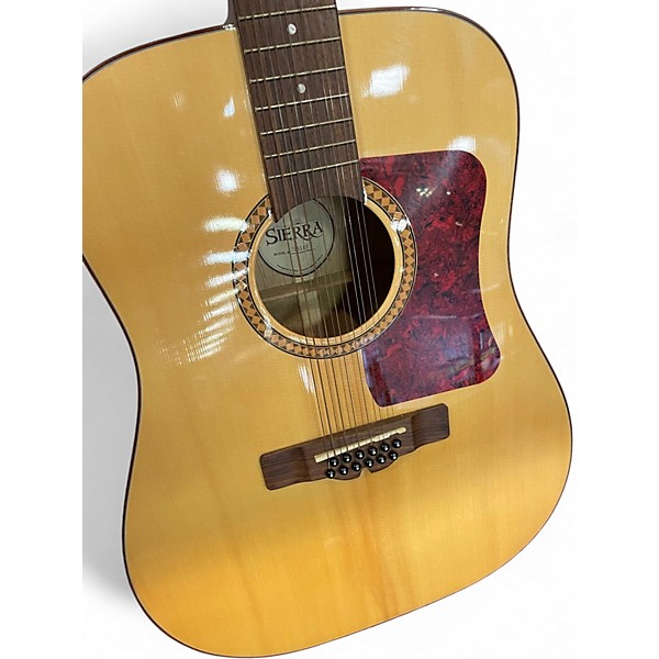 Used Sierra SS112 natural 12 String Acoustic Guitar