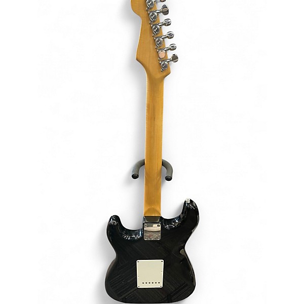 Used Squier E Series Stratocaster black Solid Body Electric Guitar