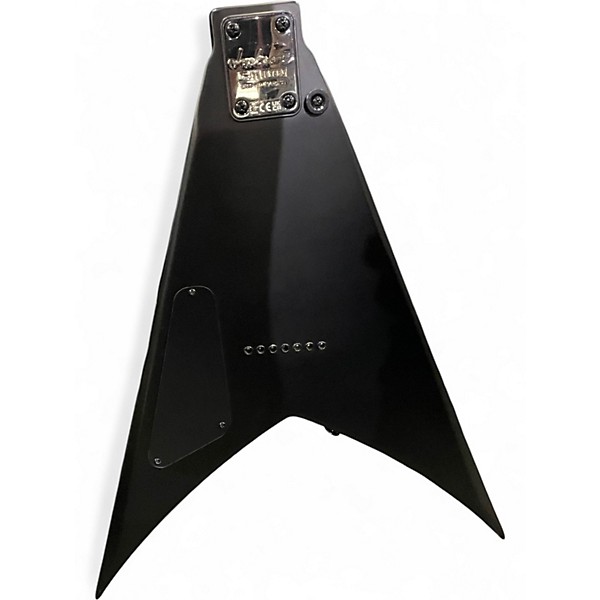 Used Jackson JS22 7 V Black Solid Body Electric Guitar