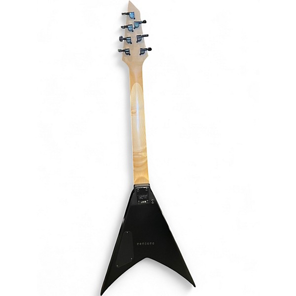 Used Jackson JS22 7 V Black Solid Body Electric Guitar