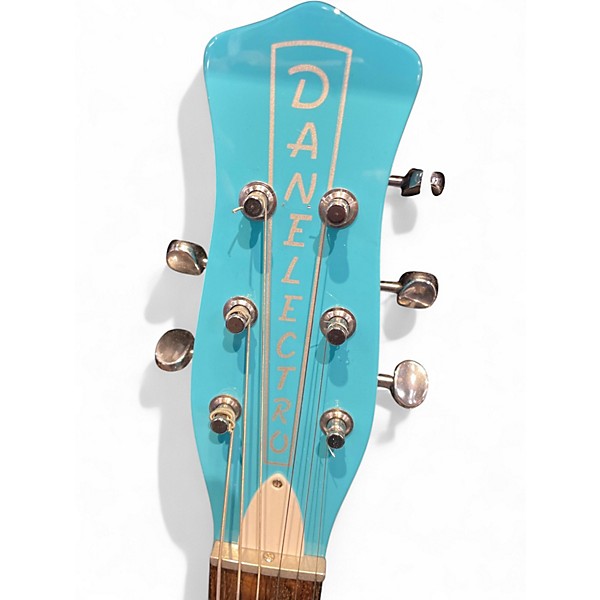 Used Danelectro '59M NOS+ Baby Blue Solid Body Electric Guitar