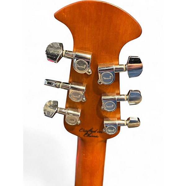 Used Ovation CE48 Red Acoustic Electric Guitar