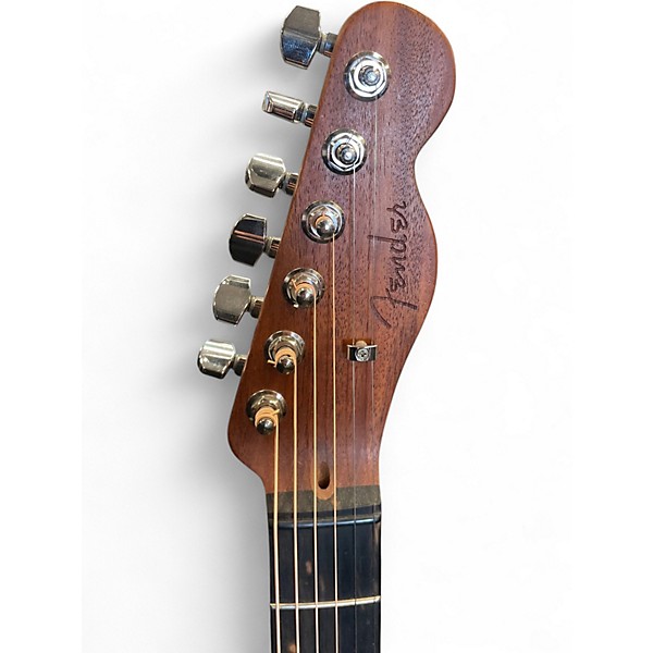 Used Fender American Acoustasonic Telecaster Sonic Gray Acoustic Electric Guitar