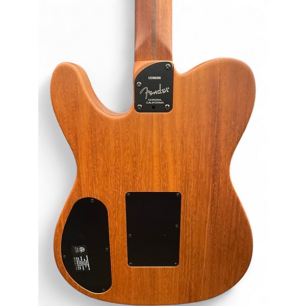 Used Fender American Acoustasonic Telecaster Sonic Gray Acoustic Electric Guitar