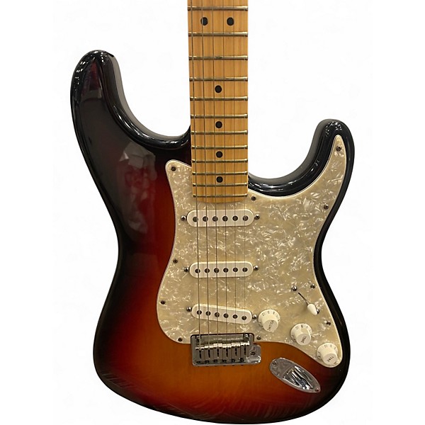 Used Fender AMERICAN STRATOCASTER TEXAS SPECIAL 3 Tone Sunburst Solid Body Electric Guitar