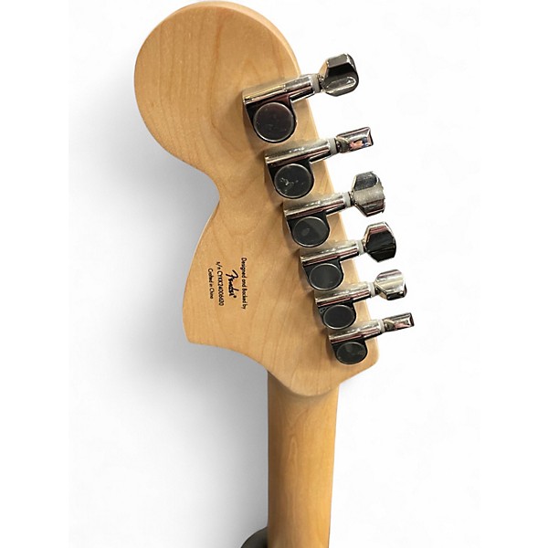 Used Squier Standard Stratocaster White Solid Body Electric Guitar