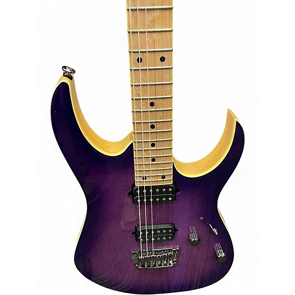 Used Ibanez RG652AHMFX Royal Plum Burst Solid Body Electric Guitar