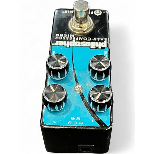 Used Pigtronix Philosopher Bass Compressor Micro Effect Pedal