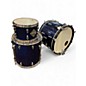Used Slingerland 3 Piece Mid-60s Shell Pack Blue Sparkle Drum Kit thumbnail
