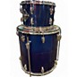 Used Slingerland 3 Piece Mid-60s Shell Pack Blue Sparkle Drum Kit