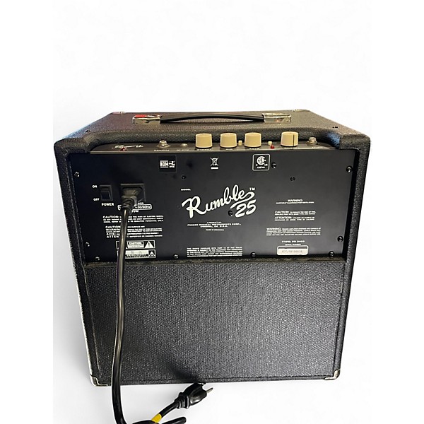 Used Fender Rumble 25 25W 1x8 Bass Combo Amp