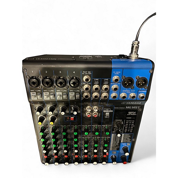 Used Yamaha MG10XU 10 Channel Mixer with Effects Unpowered Mixer