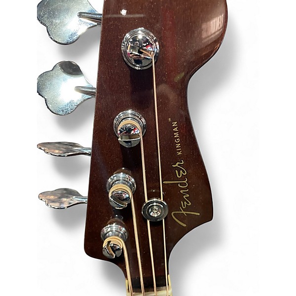 Used Fender Kingman 4-String Tobacco Burst Acoustic Bass Guitar