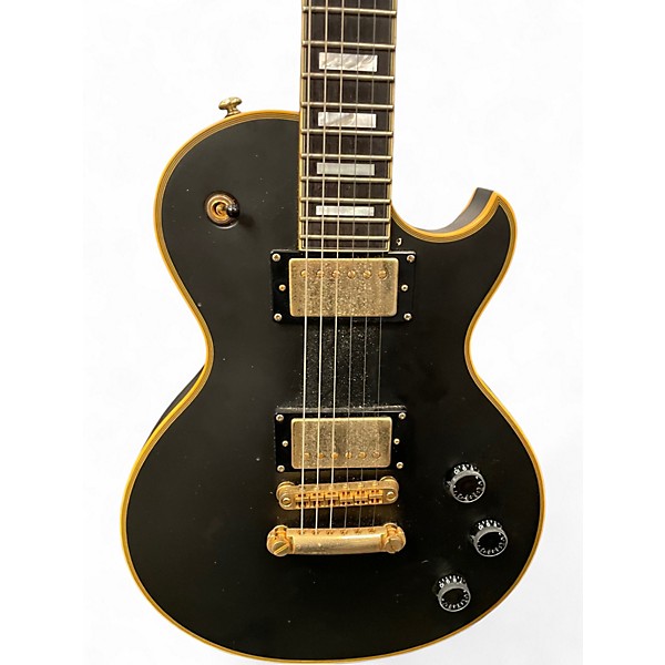 Used Schecter Guitar Research Solo-II Custom Satin Aged Black Solid Body Electric Guitar