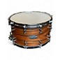 Used Parton Drumworks 14X8 USA Custom Natural Rosewood Drum thumbnail