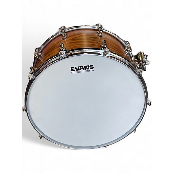 Used Parton Drumworks 14X8 USA Custom Natural Rosewood Drum
