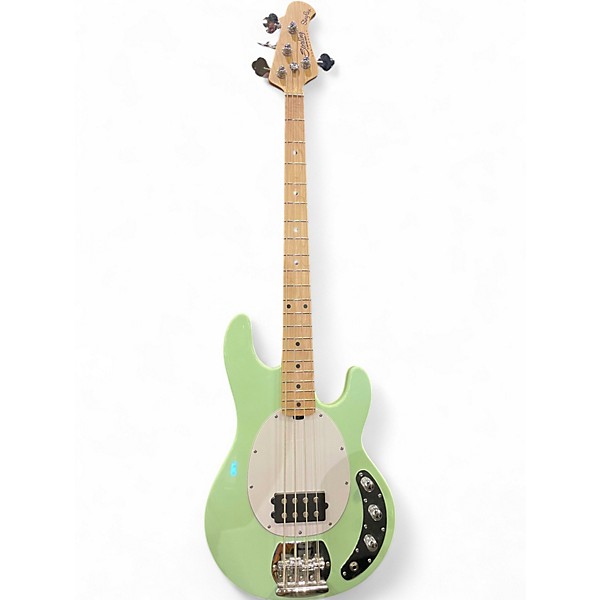 Used Sterling by Music Man S.U.B. RAY4 Seafoam Green Electric Bass Guitar