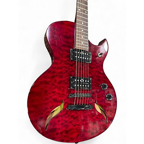 Used Washburn MR250 Red Hollow Body Electric Guitar