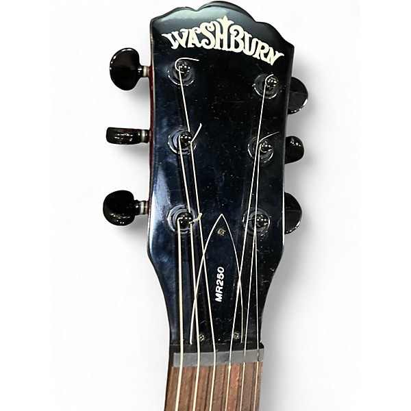 Used Washburn MR250 Red Hollow Body Electric Guitar