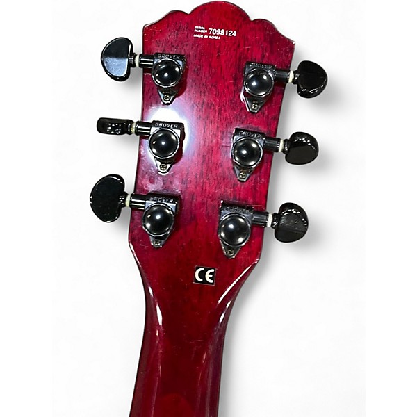 Used Washburn MR250 Red Hollow Body Electric Guitar