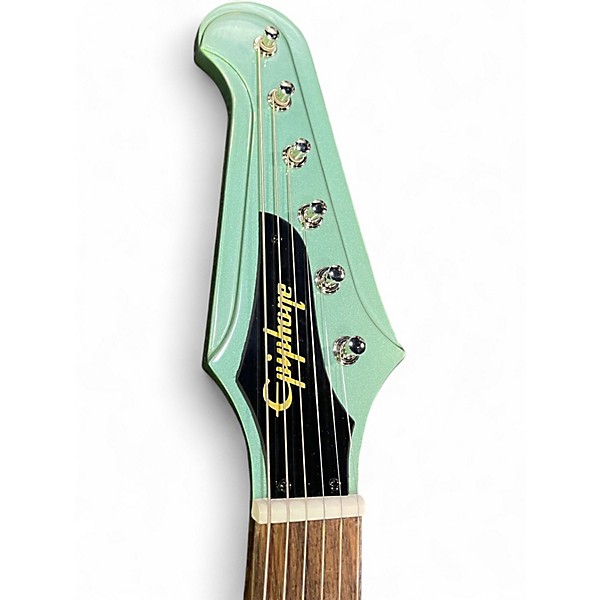 Used Epiphone Inspired by Gibson Firebird 1 Inverness Green Solid Body Electric Guitar
