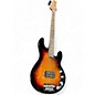 Used Sterling by Music Man Ray34 Spalted Maple Sunburst Electric Bass Guitar thumbnail