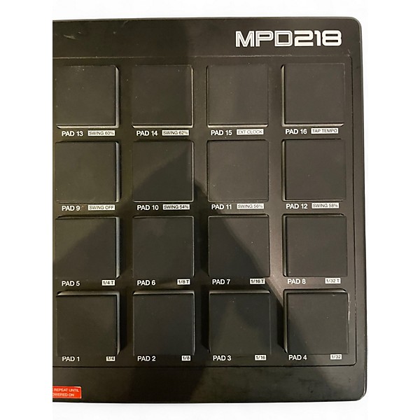 Used Akai Professional MPD218 MIDI Controller