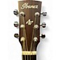 Used Ibanez aw54 mini Mahogany Acoustic Guitar