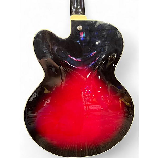 Used Ibanez AF75 red burst Hollow Body Electric Guitar