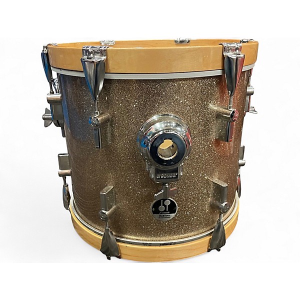 Used SONOR 4 Piece AQ2 Martini Champagne Sparkle Drum Kit