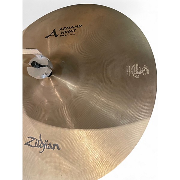 Used Zildjian 14in Armand Series Hi Hat Pair Cymbal