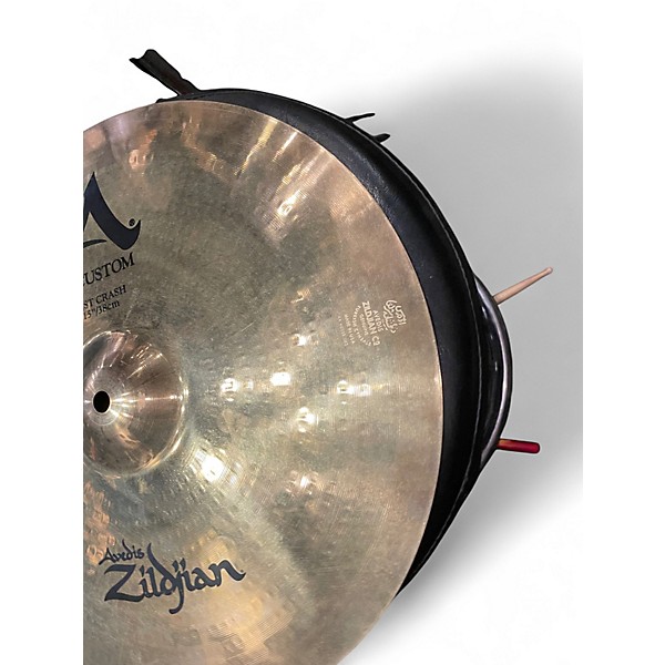 Used Zildjian 15in A Custom Fast Crash Cymbal