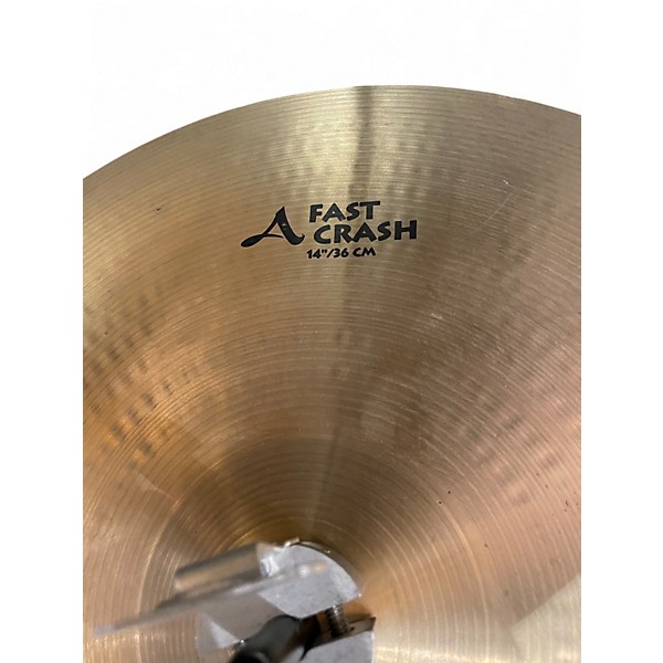 Used Zildjian 14in A Series Fast Crash Cymbal