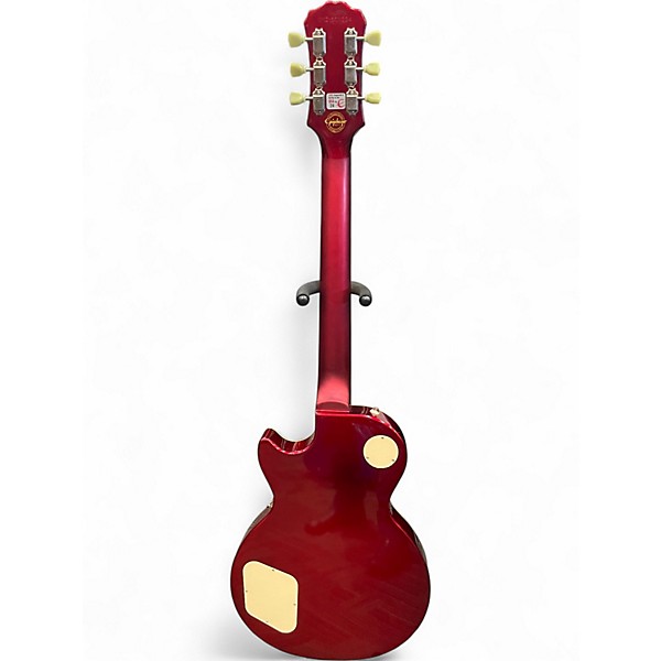 Used Epiphone 56' LES PAUL PRO Candy Apple Red Solid Body Electric Guitar
