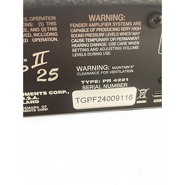 Used Fender Champion II Guitar Combo Amp