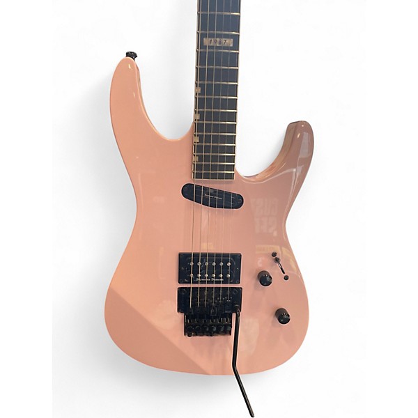 Used Ltd Mirage Deluxe Atomic Pink Solid Body Electric Guitar