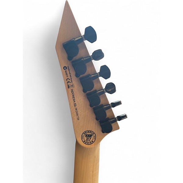 Used Ltd Mirage Deluxe Atomic Pink Solid Body Electric Guitar