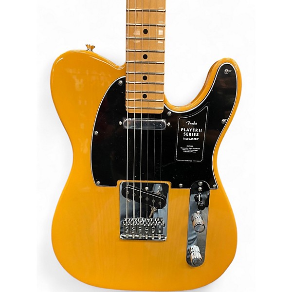 Used Fender Player II TELECASTER Butterscotch Blonde Solid Body Electric Guitar