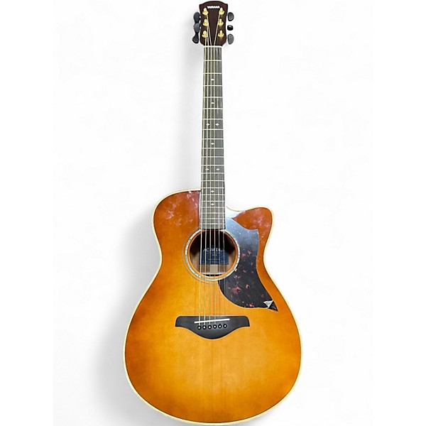 Used Yamaha AC3M Deluxe Sandburst Acoustic Electric Guitar