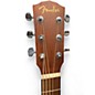 Used Fender CC60SCE Natural Acoustic Electric Guitar