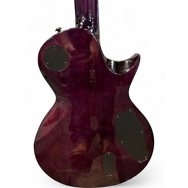 Used Ltd EC-1000 LH See-Thru Purple Sunburst Solid Body Electric Guitar