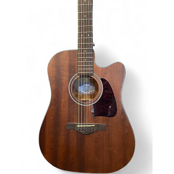 Used Ibanez AW54CE Mahogany Acoustic Electric Guitar