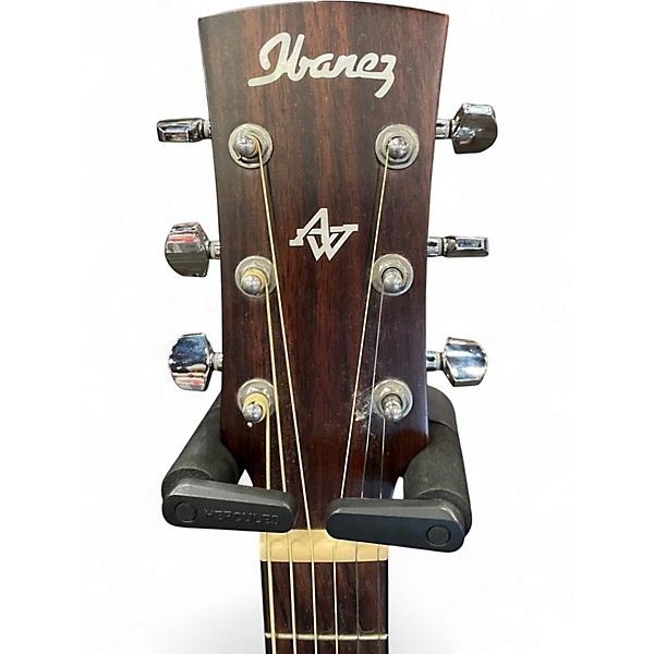 Used Ibanez AW54CE Mahogany Acoustic Electric Guitar