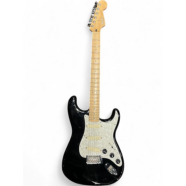 Used Fender Standard Stratocaster Black Solid Body Electric Guitar