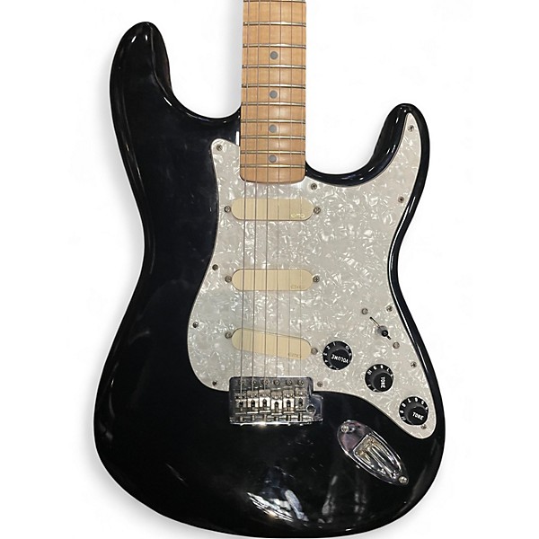 Used Fender Standard Stratocaster Black Solid Body Electric Guitar