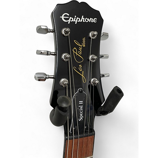 Used Epiphone Les Paul Special II Black Solid Body Electric Guitar