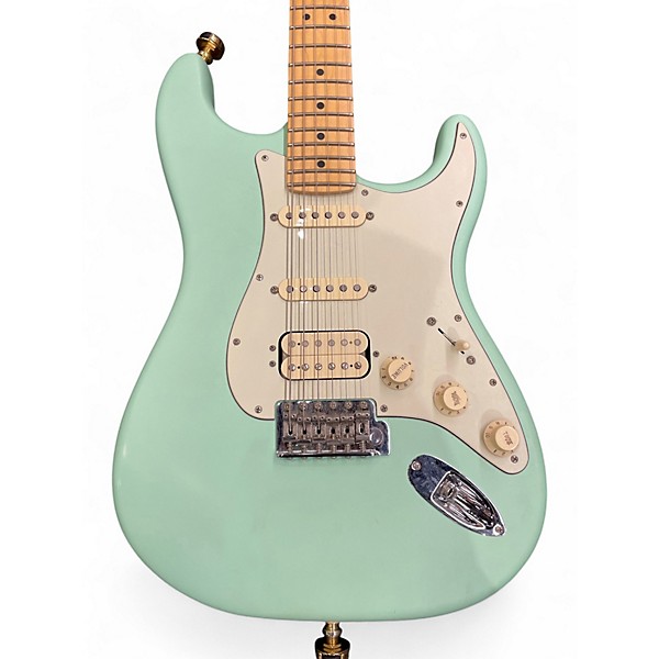 Used Fender American Performer Stratocaster HSS MATTE SURF GREEN Solid Body Electric Guitar