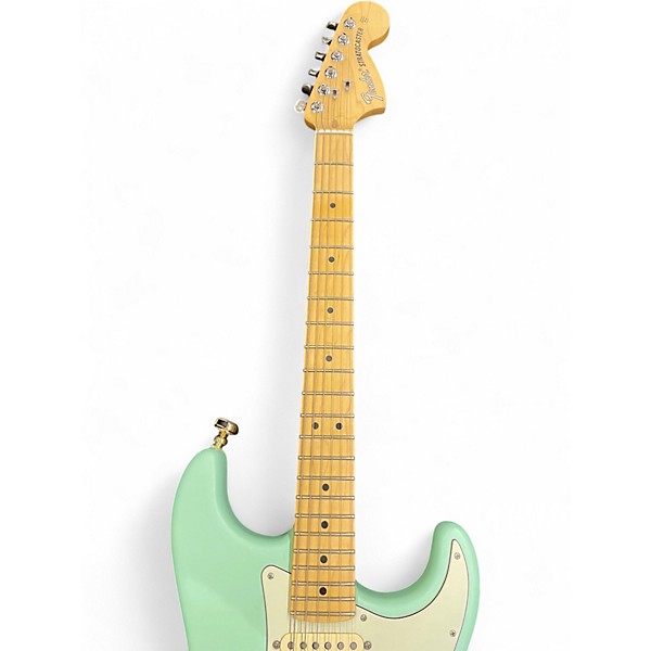 Used Fender American Performer Stratocaster HSS MATTE SURF GREEN Solid Body Electric Guitar